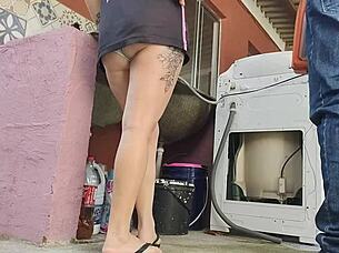 Housewife seduces technician while husband’s away