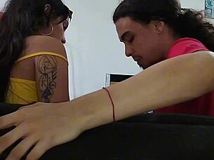 movie night turns into stepbrother fucking my tight pussy