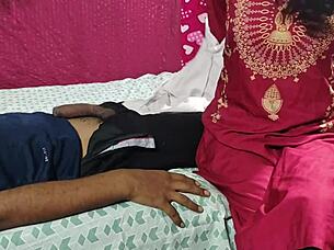 indian doctor rides patient's big cock hard