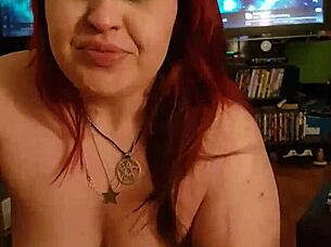 Kandy Kane's Big Tits Deepthroat Blowjob Session