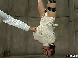 doctor uses anal toys on bound babe?