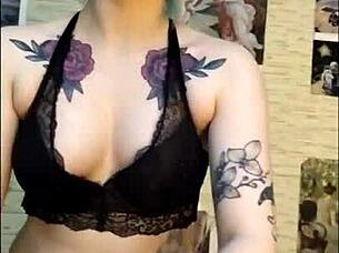 stunning girl loves edging her friend's cock