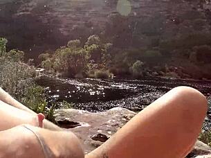 I Found Hot Brunette On Mountain Trail And Fucked Her Pussy Hard