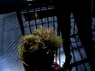 Katwoman Jennifer Dark Prowls Into Prison Cage 3Way