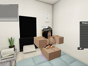 watch this couple fucking on roblox with big tits