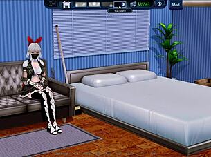 exploring the harem hotel in this game episode 95