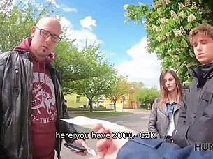 The Hunt4k Girl Turns Slutty Outdoors for Bus Ticket Money