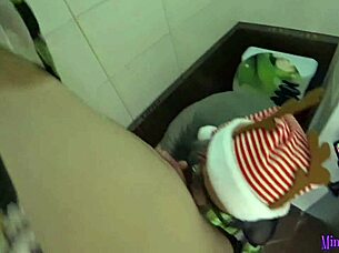 Dirty Holiday Fantasy: Fucking Hot Step Sister in Toilet
