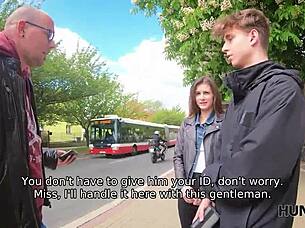 The Hunt4k Girl Turns Slutty Outdoors for Bus Ticket Money