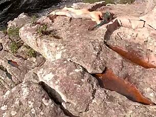 I Found Hot Brunette On Mountain Trail And Fucked Her Pussy Hard