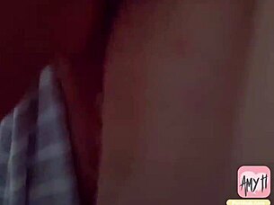 Curious Step Sister Caught Masturbating And Filled With Cum