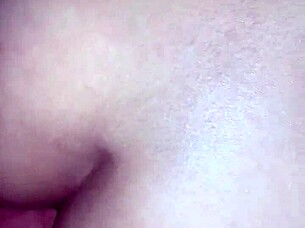 vietnamese girl gets assfucked by white dick in homemade sex. the asian amateur moans loudly.