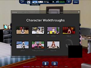 exploring the harem hotel in this game episode 95