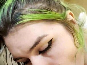 i'm the hot goth nikki greaves suckin' that huge cock deep in pov, it's so big