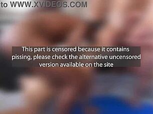 Japanese-Brazilian Honey Gangbanged By Five Monster Cocks