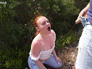 Boldly Drinking Pee and Wetting Jeans in Public Twice