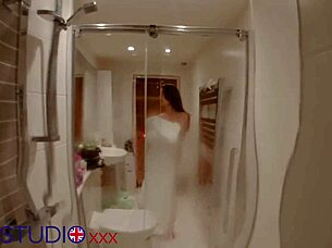 You Watch Your Neighbour's Slutty Girl Next Door Exhibitionist Flashing In Shower