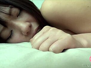 arisa is moaning loudly as she gets her cock pushed all the way to the back of her vagina and she shoots a lot of semen on her tits?