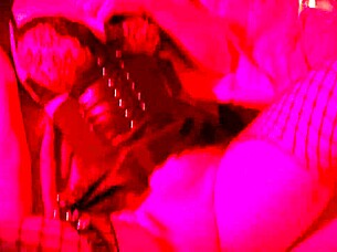 On Halloween, couple gets ROUGH with demon girl, starting with BLOWJOB and ending in DOGGYSTYLE