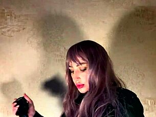 Cute Bitch With A Plug In The Ass Gently Fingering Tight Vagina With Vibrator On Camera