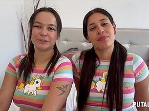 Dos Bellesas Colombianas Melisa Tetona Y Natalie Se Tragan Toda La Lefa De Torbe