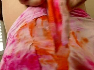 Stepdad Jizzes On Face!