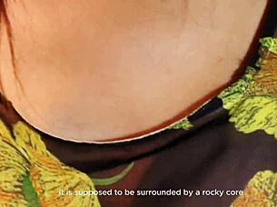 The hot teacher explains astronomy to her students in the classroom.