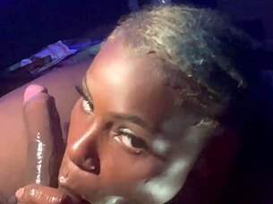 Sloppy blowjob by queenko with big cock cumshot