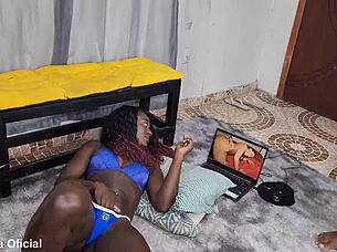 i caught her masturbating and she called me to fuck