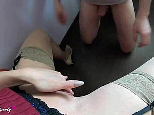 Blonde Babe Fucks Hard In Doggy Style.