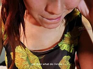 The hot teacher explains astronomy to her students in the classroom.