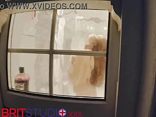 You Watch Your Neighbour's Slutty Girl Next Door Exhibitionist Flashing In Shower