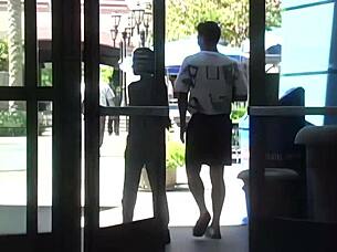 fucking the asshole of slutty asian girl in heels and lingerie