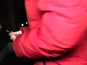 Amateur Babe Gives Blowjob And Handjob Outdoors In German.