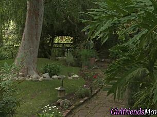 Teen Lesbians Trib in Stockings