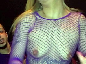 kyoho grapes - horny big butt thick blonde pawg in fishnet sloppy cock sucking facesitting riding dick getting pussy & ass fucked while masturbating with a vibrator