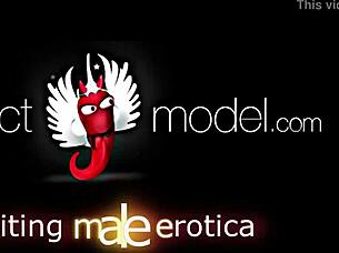 gay strip dance by kinky guy in spandex suit with big cock cumming!!