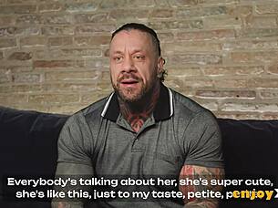 Inked cutie rides cowgirl, gets pussy eaten, and squeals from cum