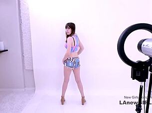 Hot girl surprises on casting couch