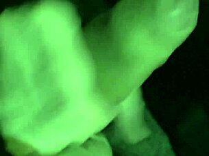 Goth blindfolded gives blowjob, gags