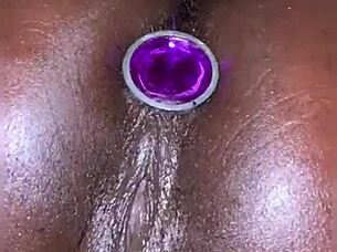 Anal Plug Triggers Easy Pussy Squirt