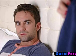 Stepson fucks busty milf stepmom