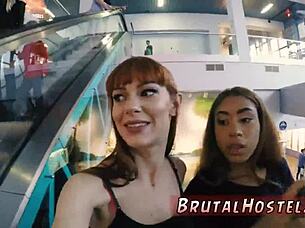 Teen 18+ bound in hardcore BDSM bondage, dominated and fetished extremely