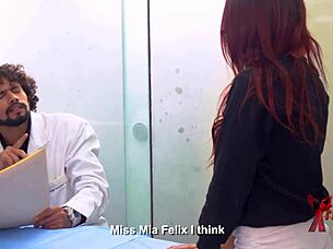 redhead fucks plastic surgeon with huge cock