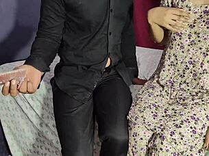 i watched desi bhabhi fucking her husband in the bedroom with cum inside her pussy, it was so hot