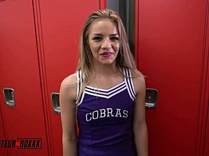 Cheerleader Scarlett Fall Lets Me Jizz in Her Panties - Amateurboxxx