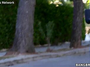 redhead latina takes mouthful 😋