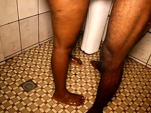 An Impressive and Unprecedented Sex Scene in Gogo in the Adultery of a Couple in Black Africa by a Colleague Who After Having Fuck the Wife in Front of the Husband Also Fucks the Husband in Front of the Wife