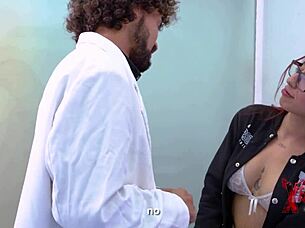 redhead fucks plastic surgeon with huge cock