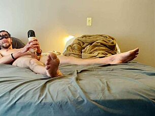 First Video Stroking Vibrating Blowjob Toy Solo